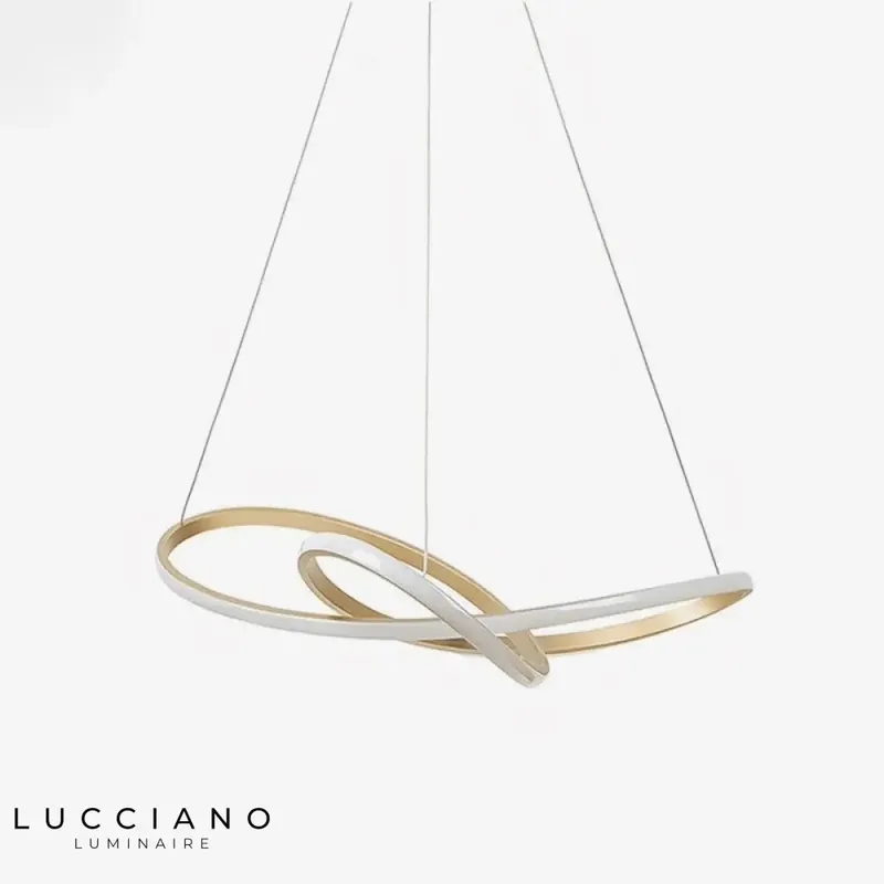 Creative Golden Ring LED Pendant Light