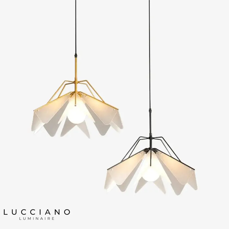 Designer LED branch metal pendant light