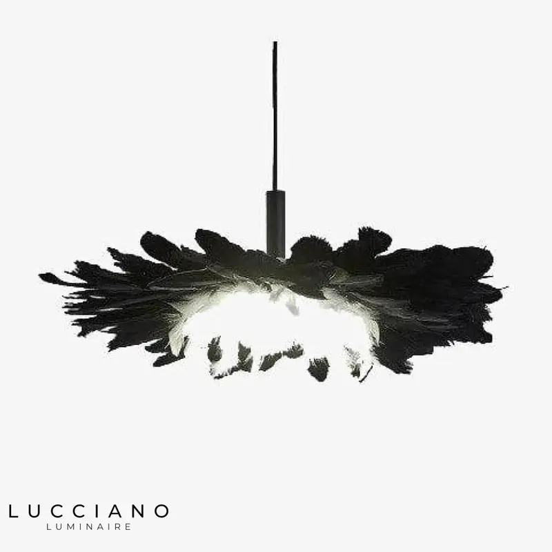 Romantic Feather LED Pendant Light