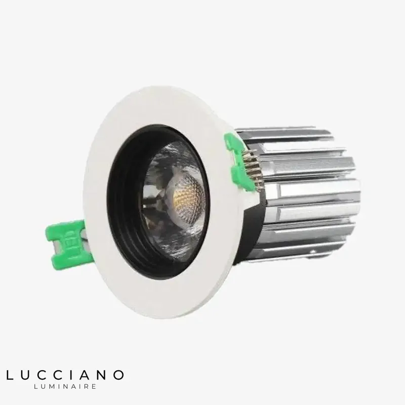 Modern White Round Recessed LED