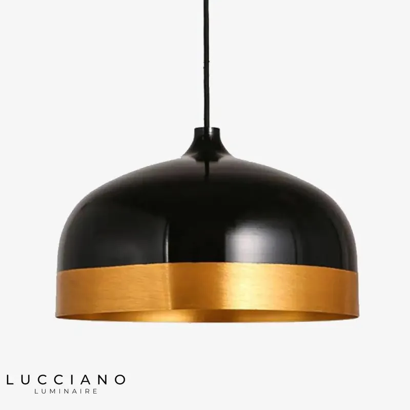 Rounded Black Loft LED Pendant Light