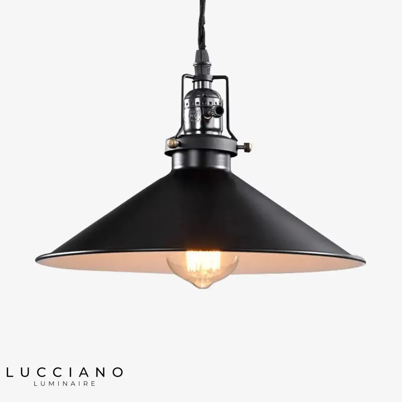 Conical Metal LED Edison Pendant Light