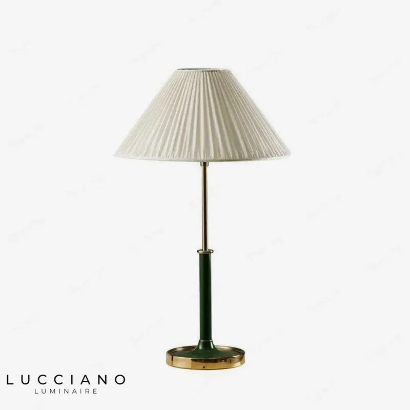Designer LED Lamp with Gold Base