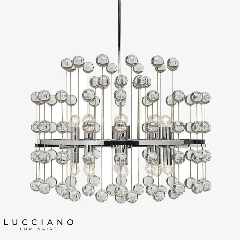 Crystal Ball LED Chandelier