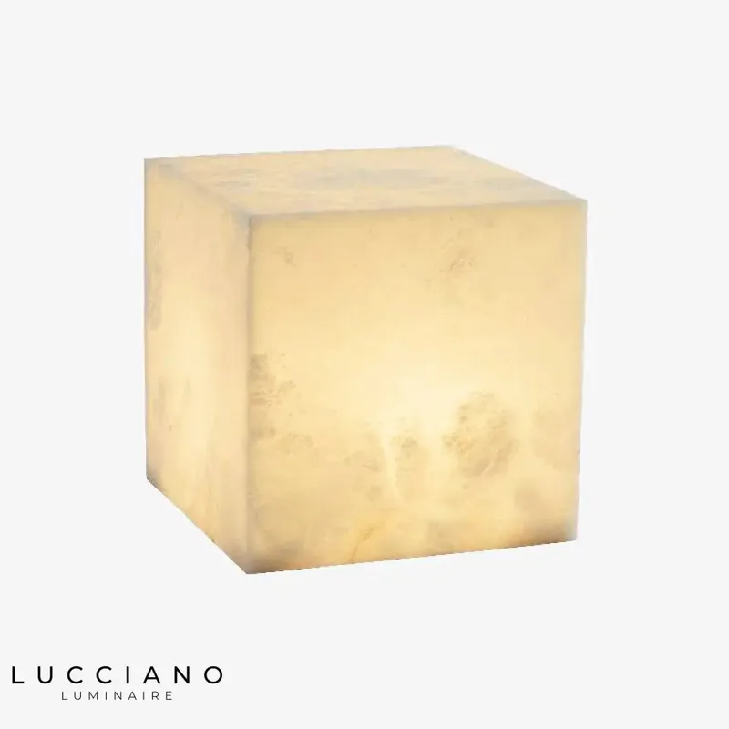 Designer Marble LED Cube Lamp