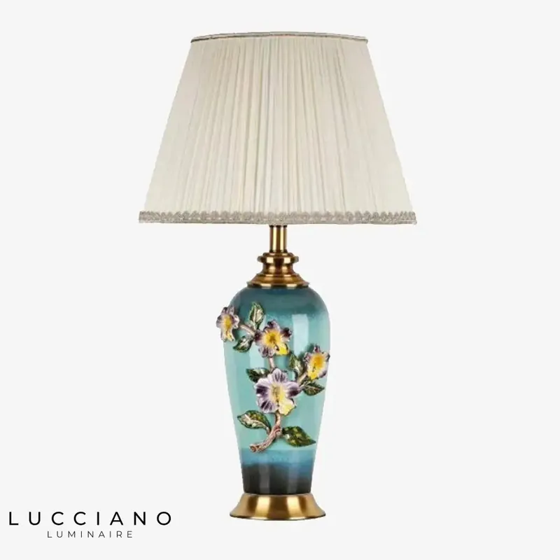 Colorful Japanese ceramic LED lamp