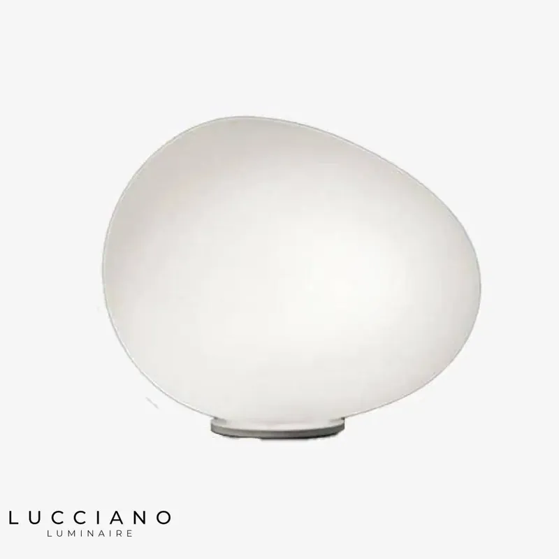 White Pebble Design LED Lamp
