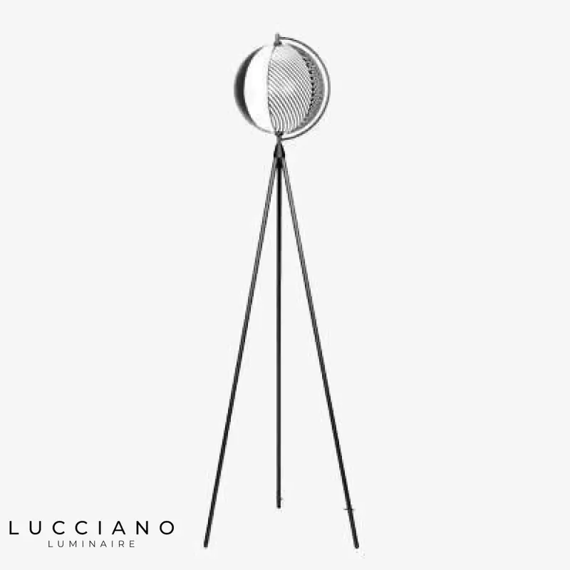 Black Tripod Design LED Floor Lamp
