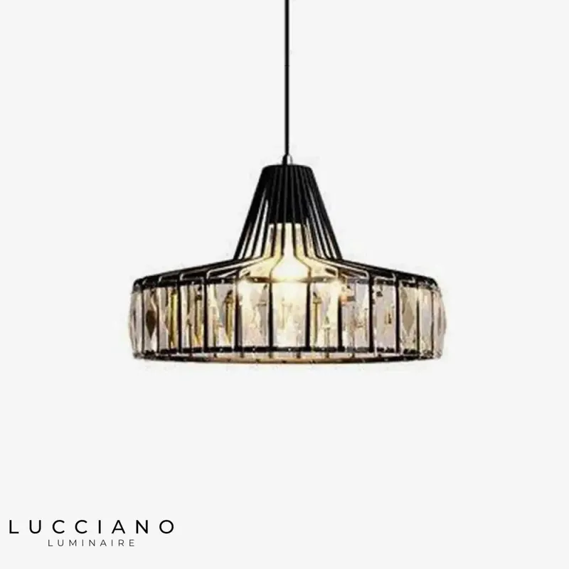 Crystal Glass Geometric LED Pendant Light