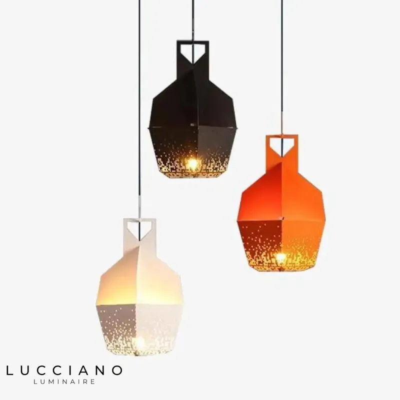 Colorful Metal LED Pendant Light Hang