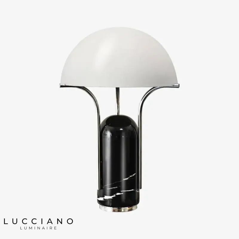 Designer LED metal marble Mushroom lamp