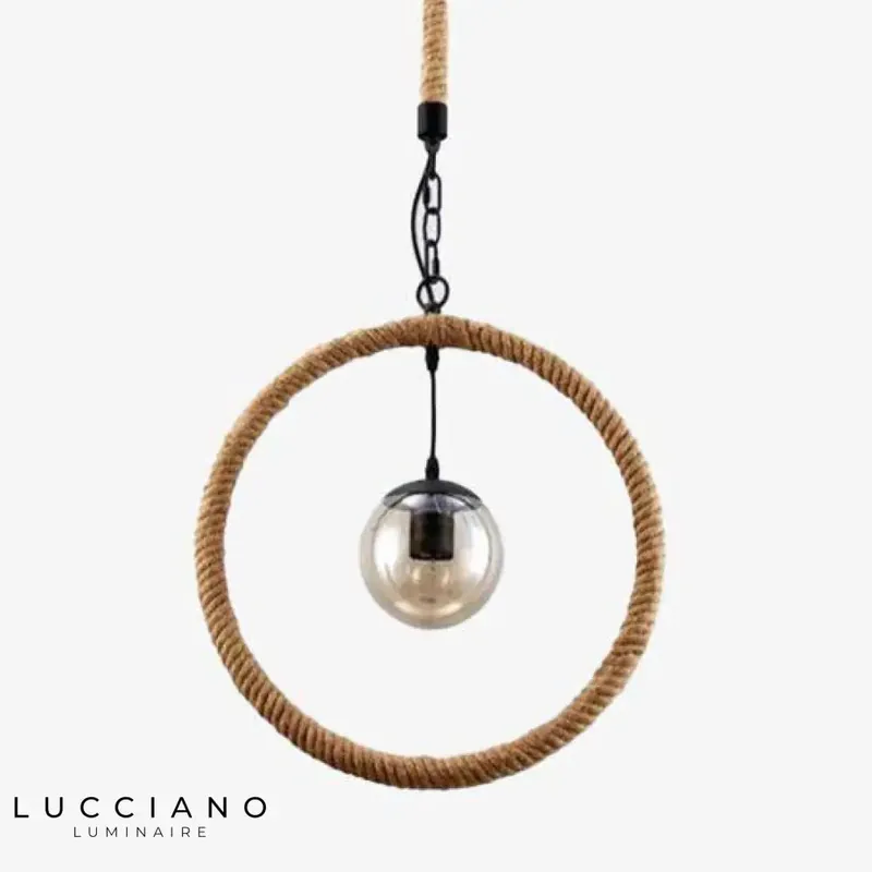 Country Rope Pendant Light