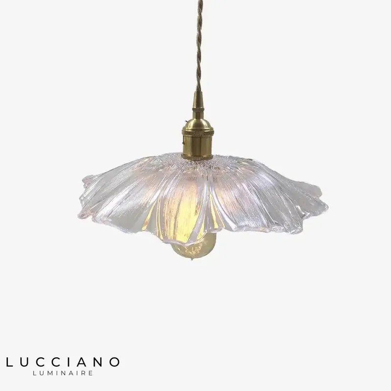 Elegant Japanese glass pendant