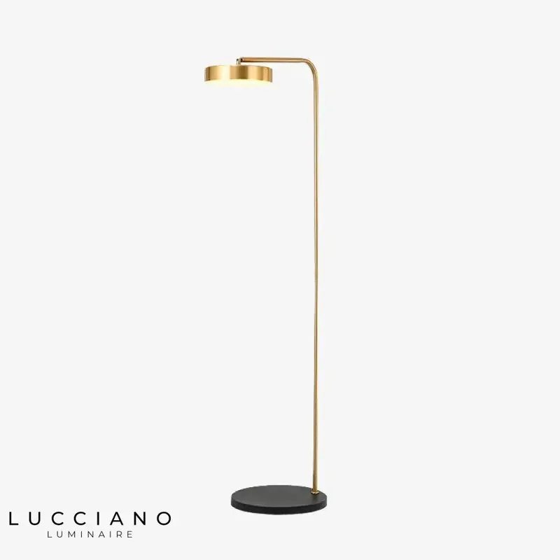 Rounded Gold Design Floor Lamp