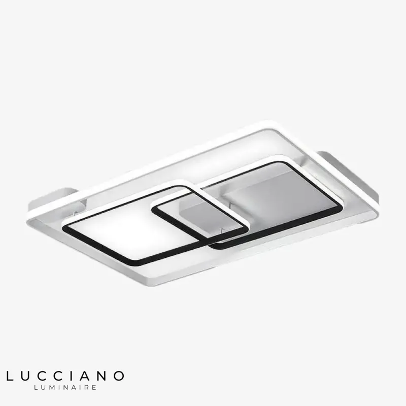 Black and White Designer LED Ceiling Light