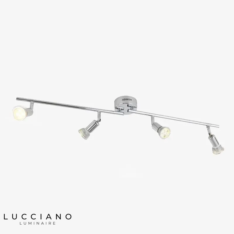 Chrome LED Spot Bar Ceiling Light