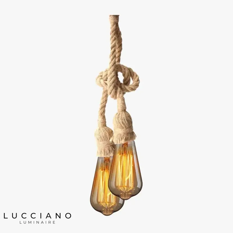 Smuxi Vintage Rope Pendant Light