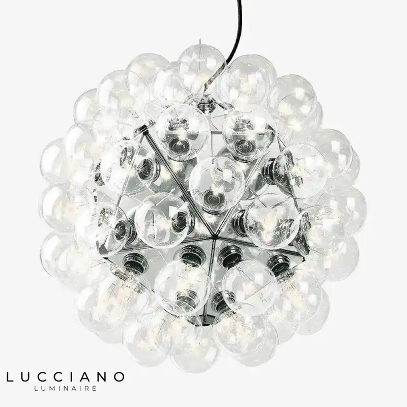 Castiglioni Chrome Pendant Lights