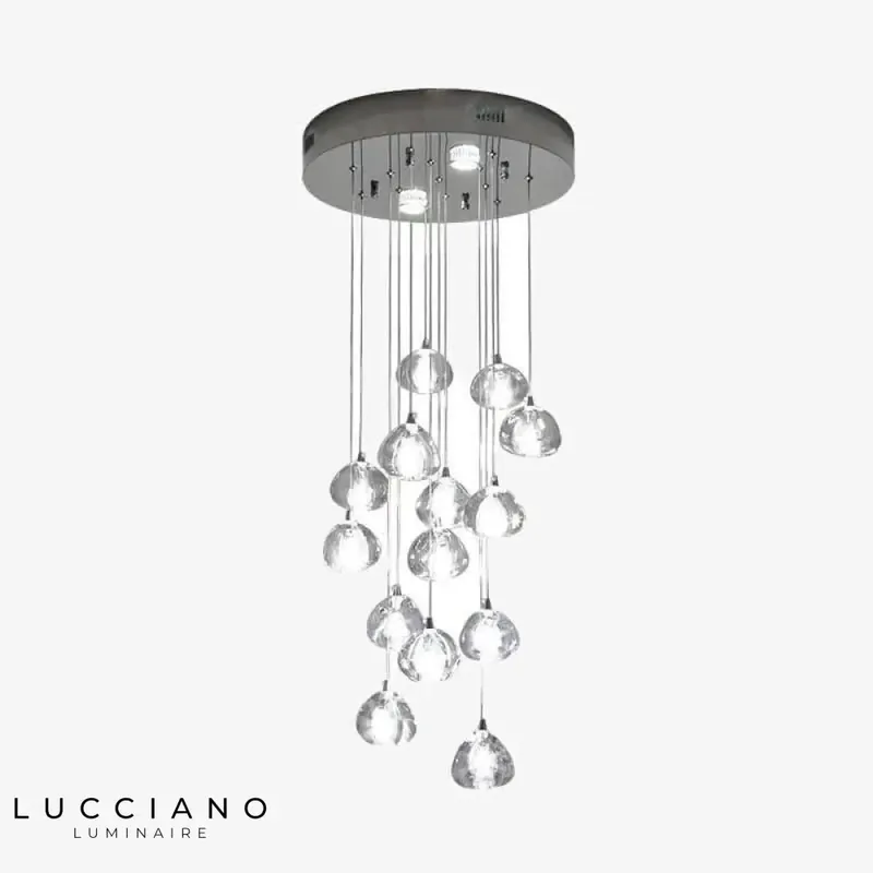 Clear Crystal LED Chandelier