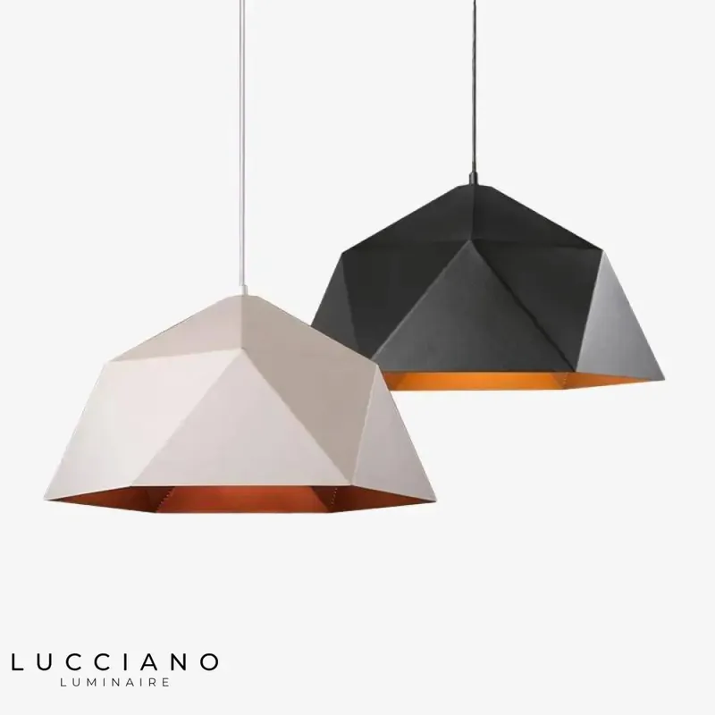 Modern Geometric Art Deco Pendant Light