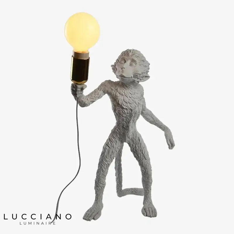 Stone Monkey Desk\\/Bedside Lamp
