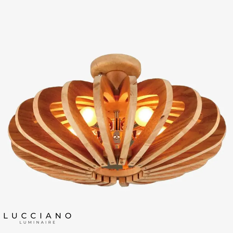 European Design Wooden Ceiling Light