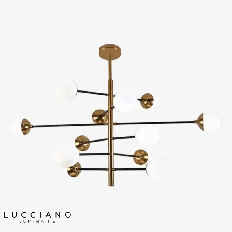 Designer LED Chandelier with Glass Balls