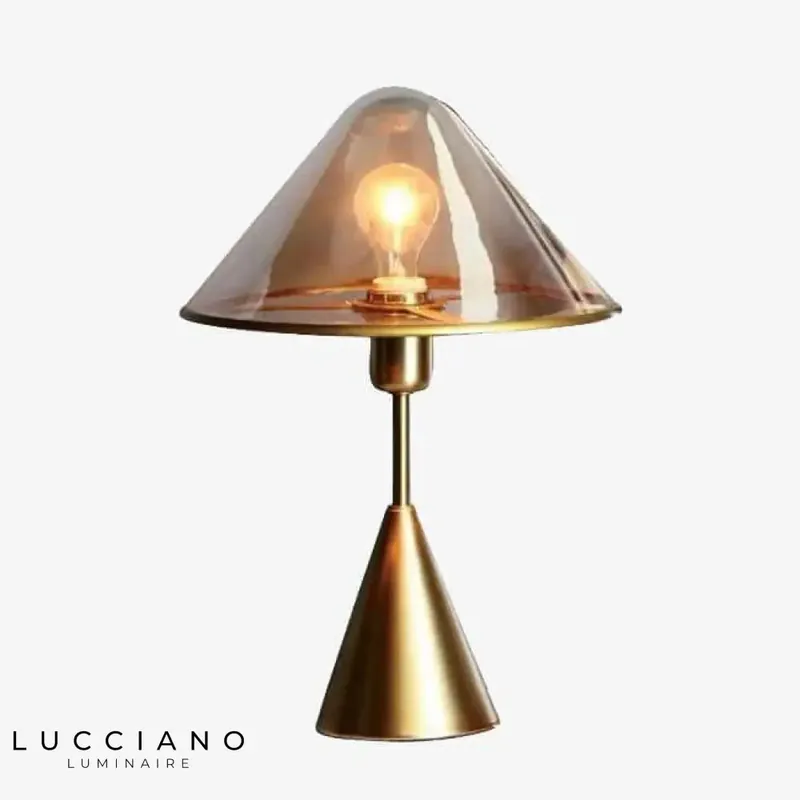 Copper Glass Design LED Lamp