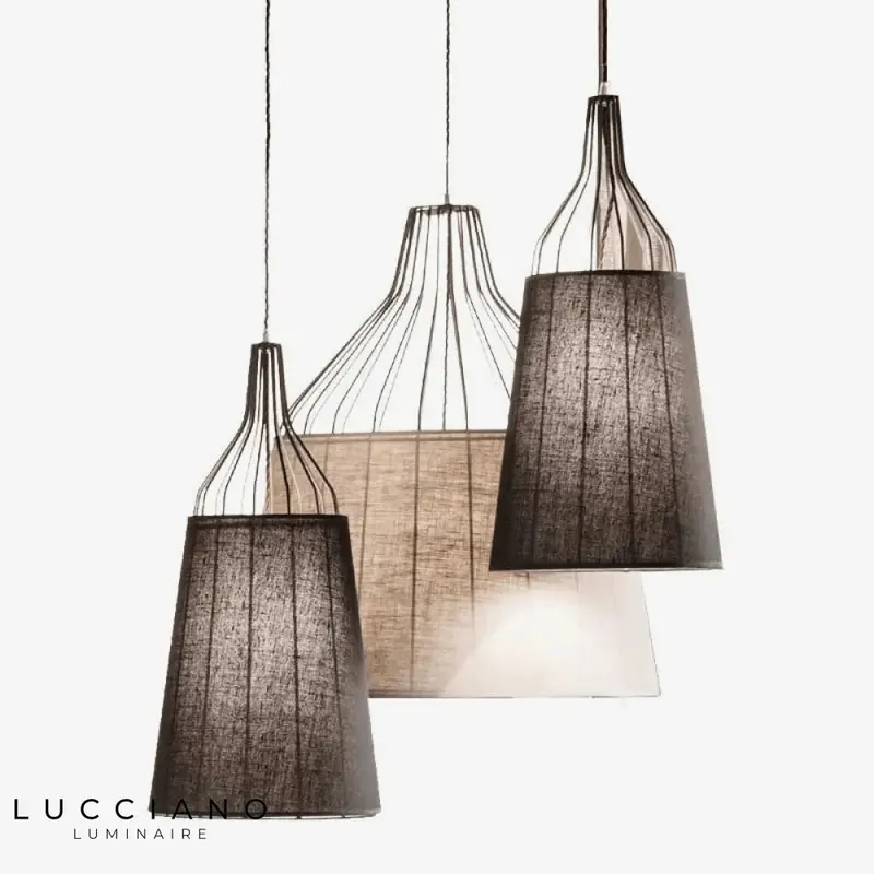 Zen Fabric Shade LED Pendant