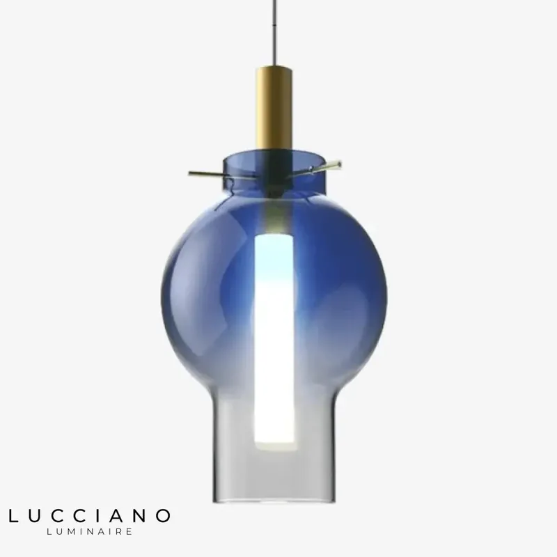 Colorful Glass Ball LED Pendant Light
