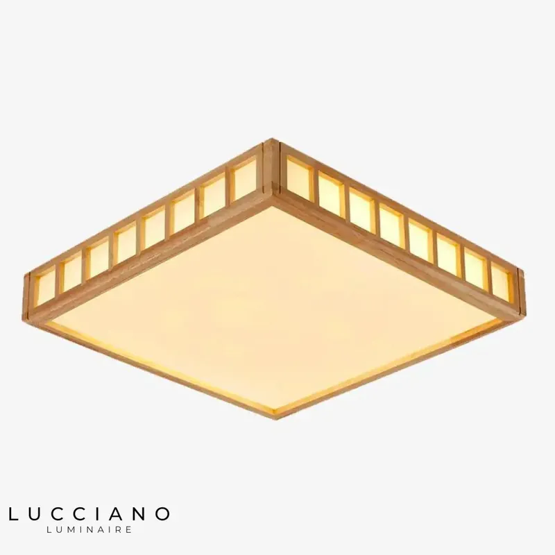 Tatami style square LED ceiling light
