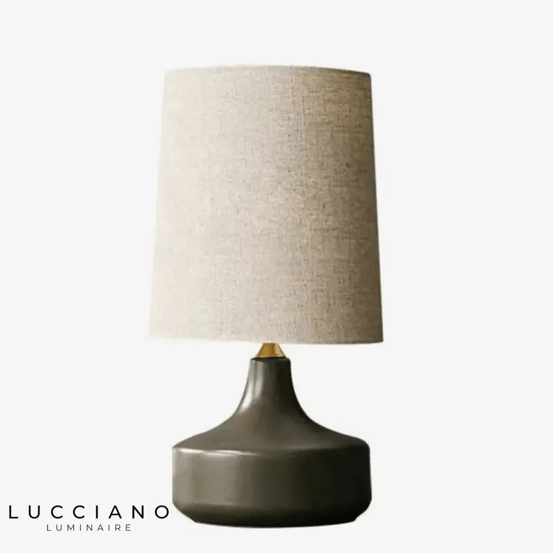 Designer Ceramic Lamp with Lampshade