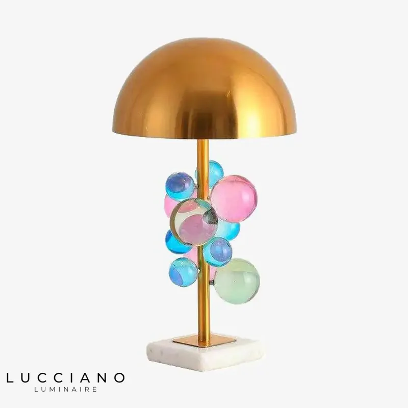Marble metal Ball lamp