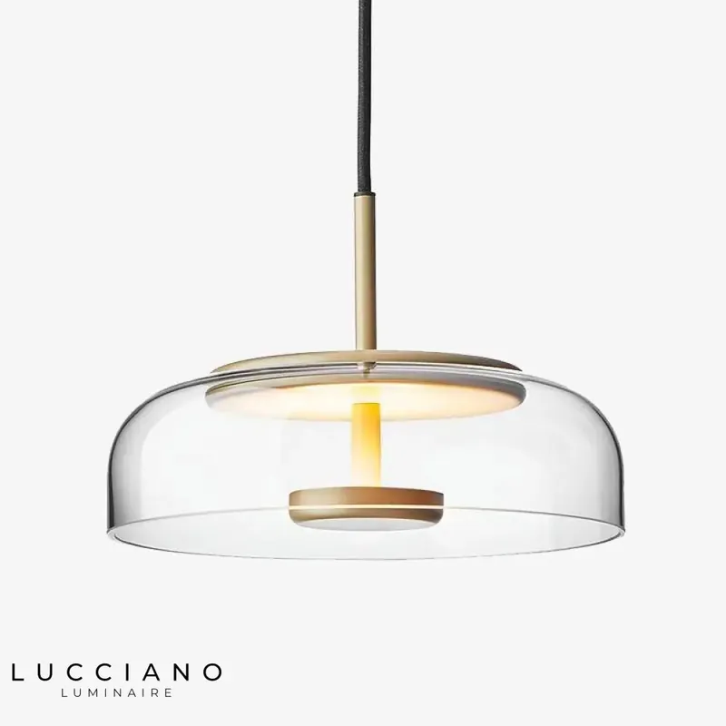 LED Design Pendant Light with Clear Glass