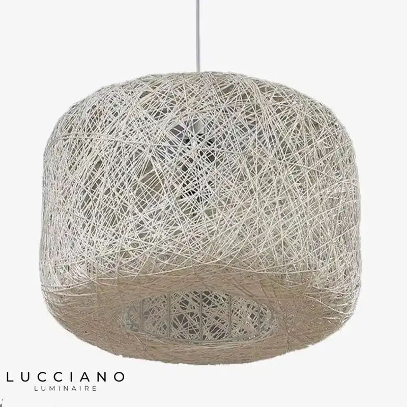 Caneword colorful bamboo LED pendant light