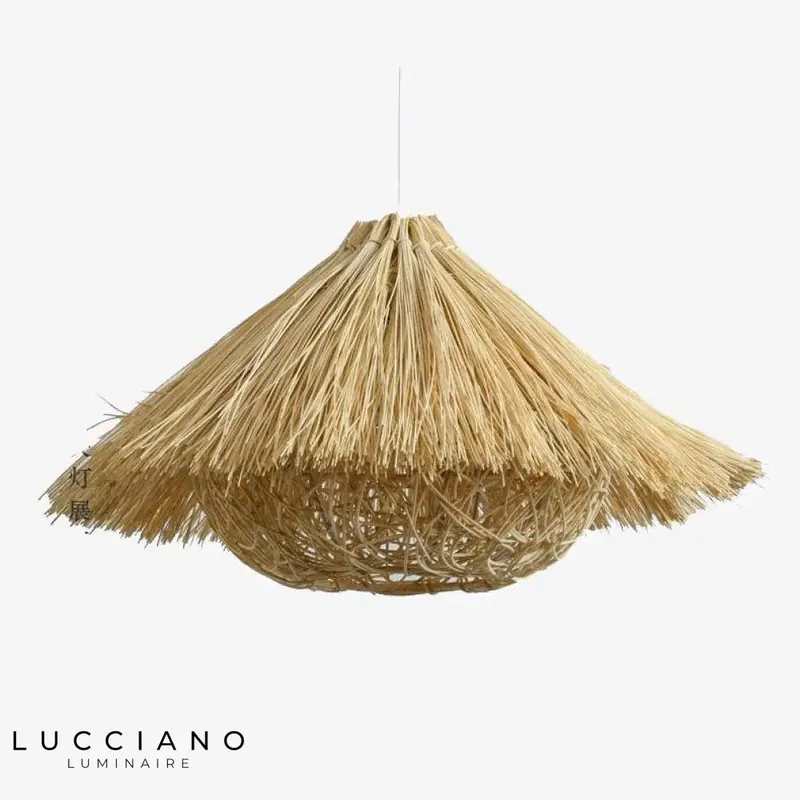 Woven straw triangle