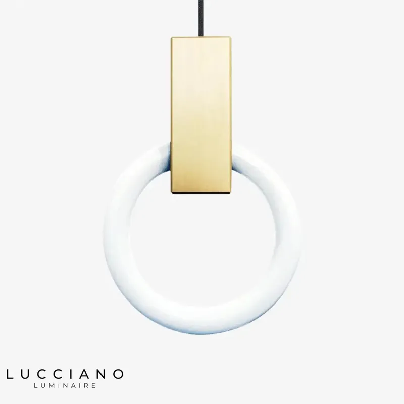 Scandinavian Illuminated Circle Pendant Light