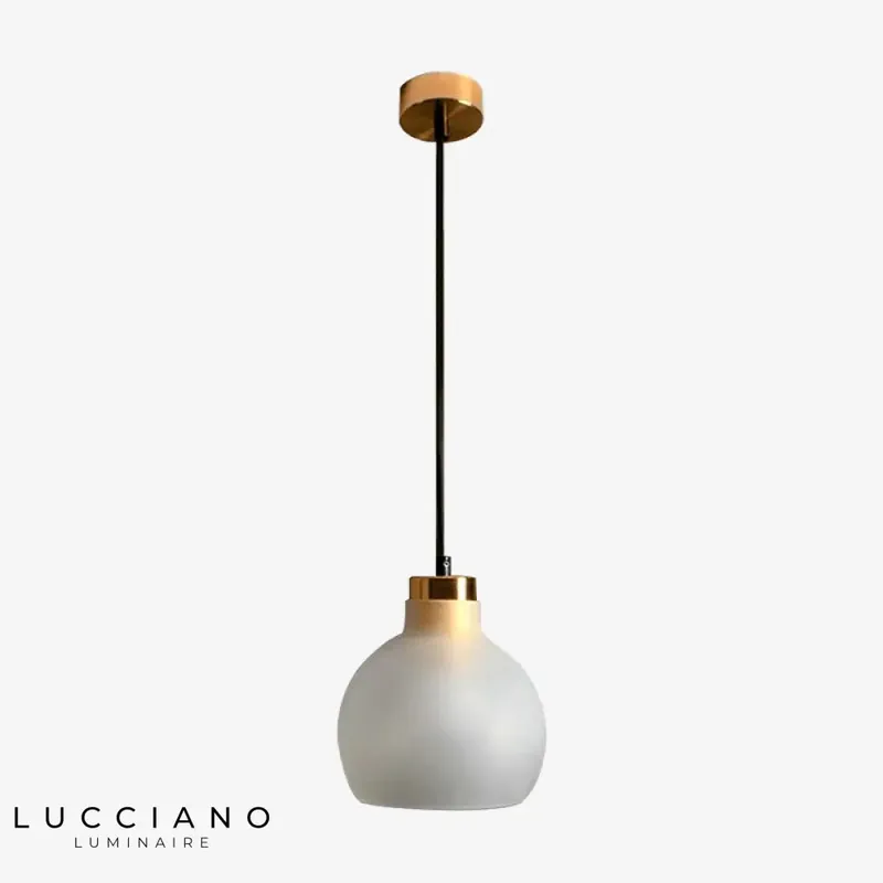 Spherical Glass LED Pendant Light