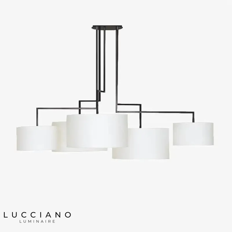 Modern LED chandelier American shades
