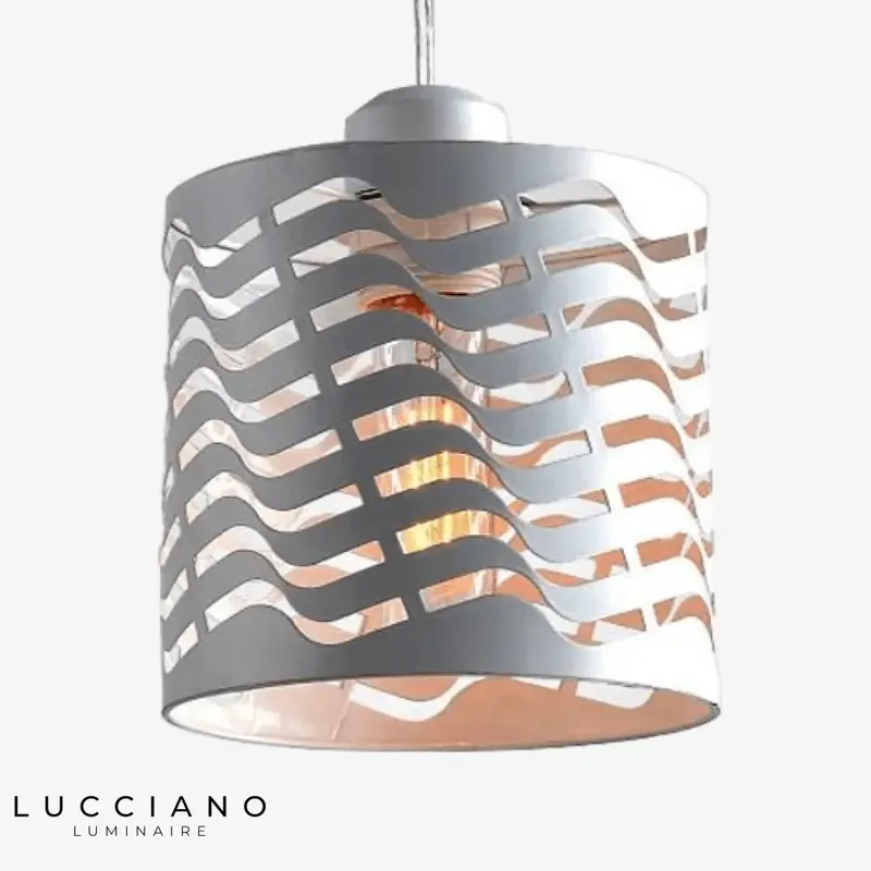 White Retro Nordic Art Pendant Light