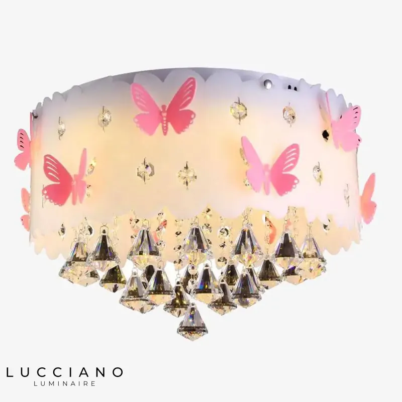Crystal LED Butterfly Ceiling Light