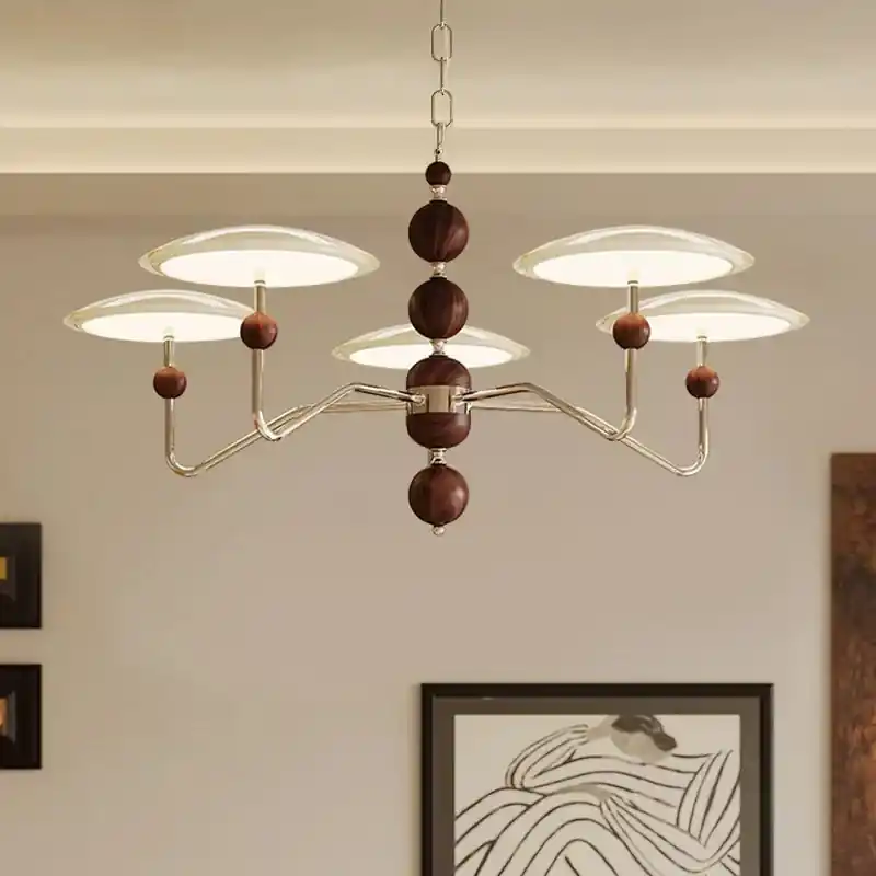 Nordic Modern Flying Saucer Design Chandelier with LED Light