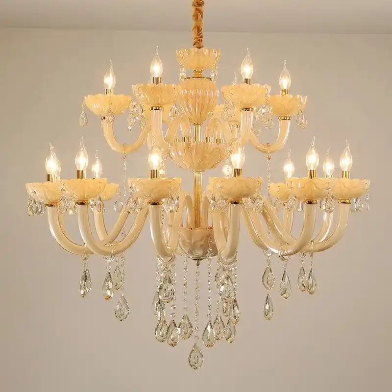 Modern crystal chandelier for interior decoration with LED lighting