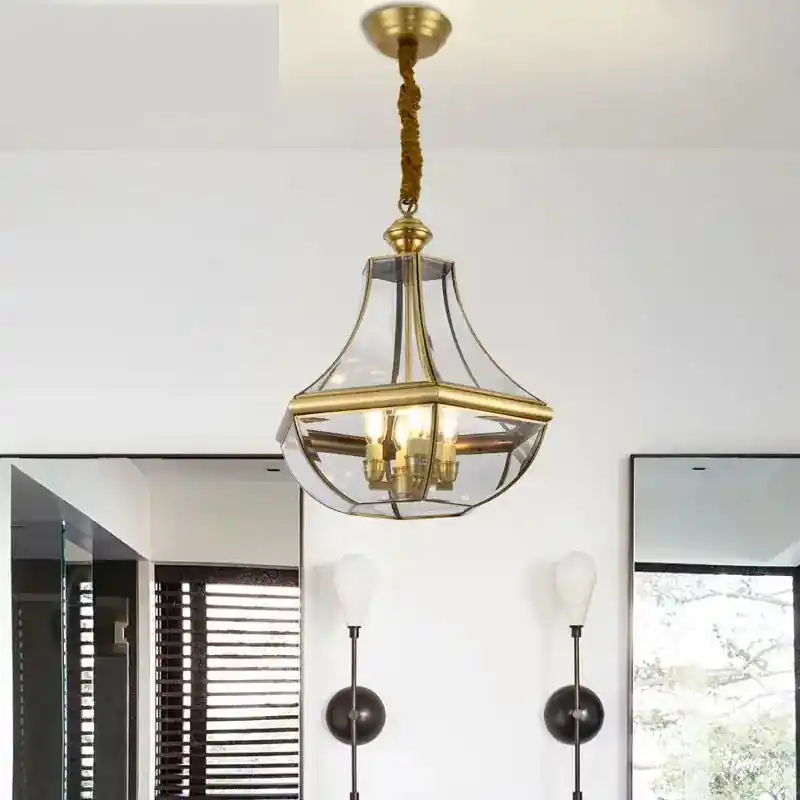 Hanging chandelier for garden, balcony and loft