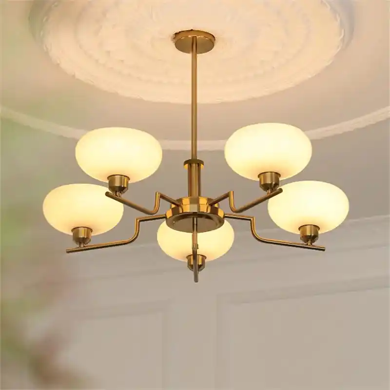 Bauhaus glass chandelier for modern and design decoration