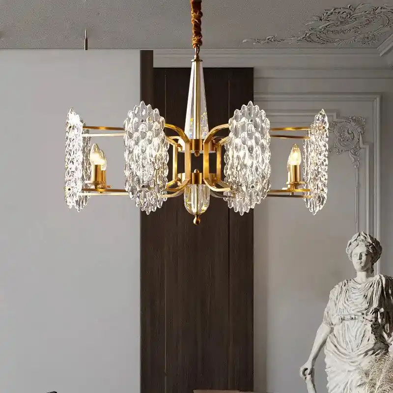 Modern LED Crystal Chandelier for Nordic Decor