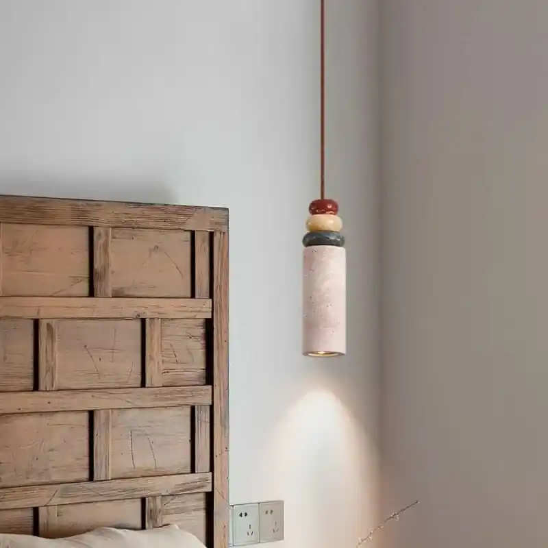 Modern natural stone chandelier for interior decoration