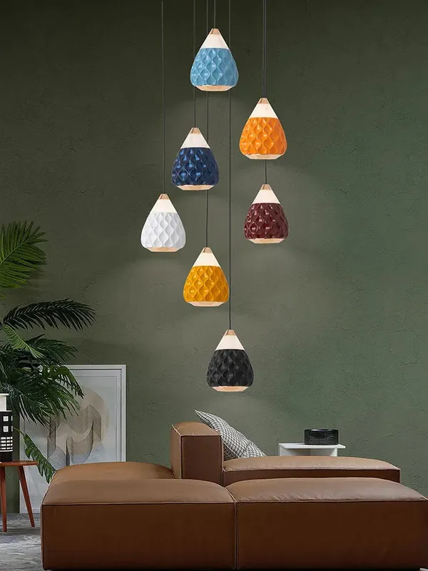 Creative pine cone chandelier for a modern and elegant interior