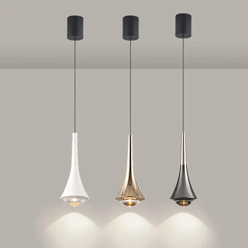 Nordic dimmable anti-glare aluminum LED chandelier