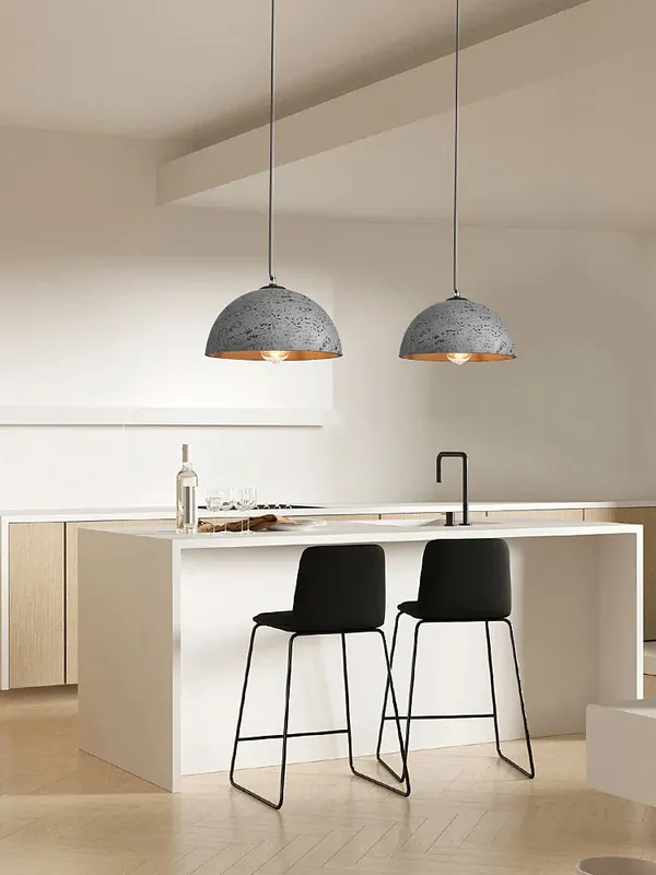 Japanese wabi-sabi chandelier for Nordic modern decor